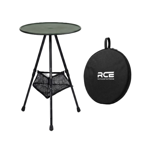 코지 경량 원형 미니 IGT 캠핑 테이블 포레스트그린